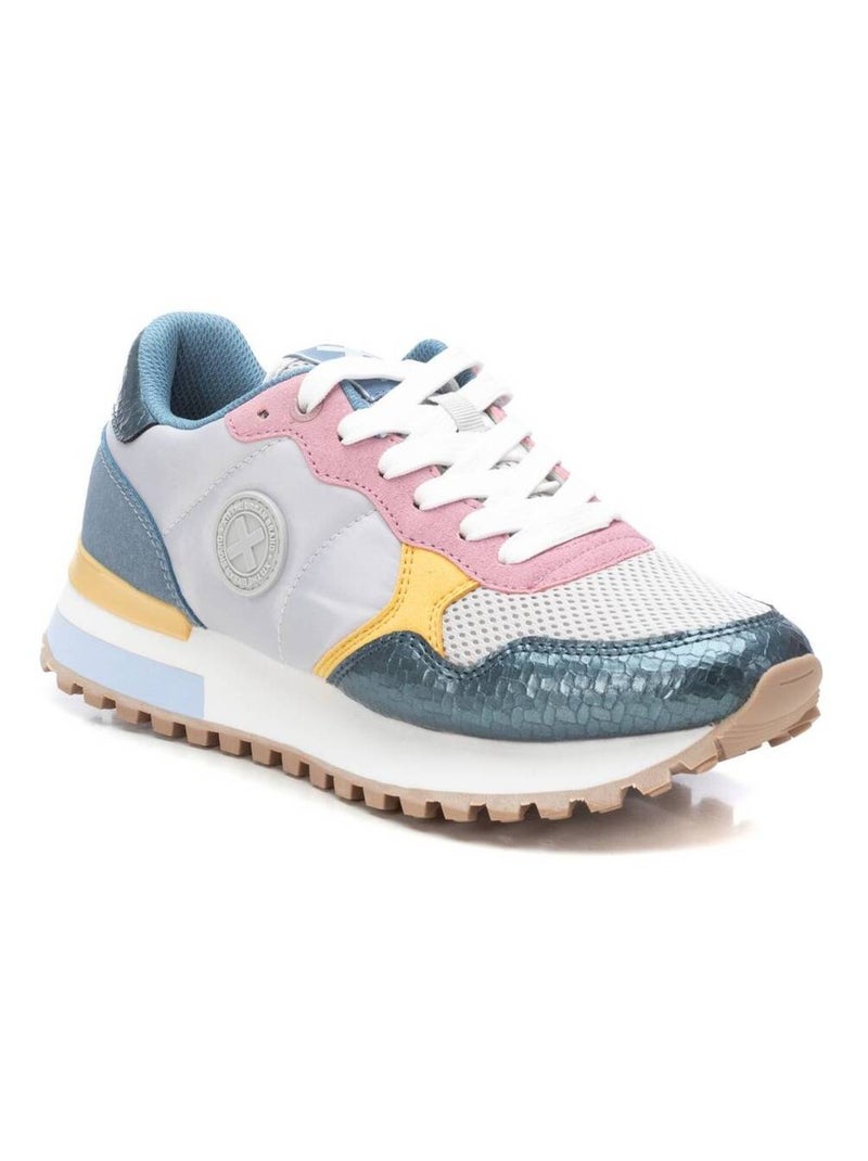 Baskets sport femme à lacets Bleu - Kiabi