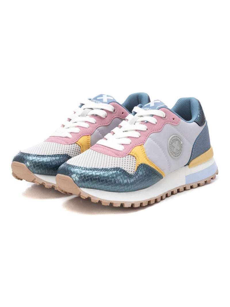 Baskets sport femme à lacets Bleu - Kiabi