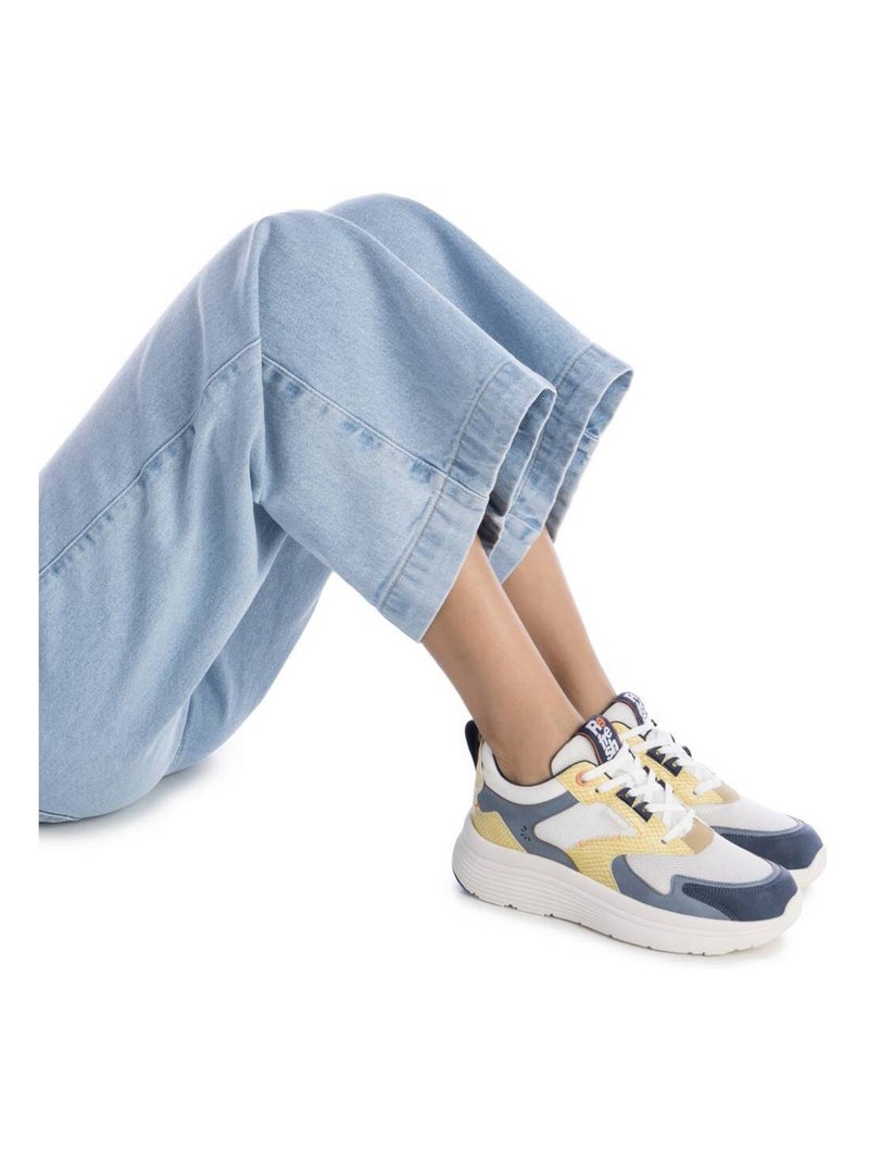 Baskets sport femme à lacets Bleu - Kiabi