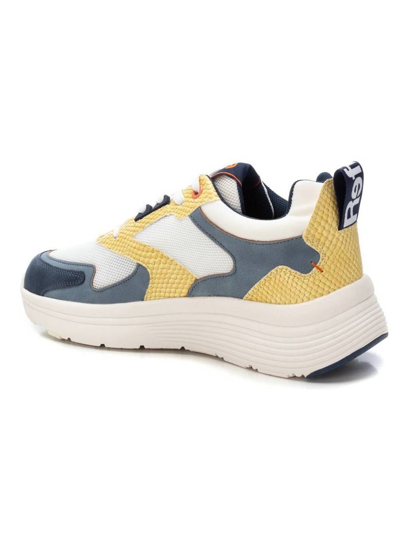 Baskets sport femme à lacets Bleu - Kiabi