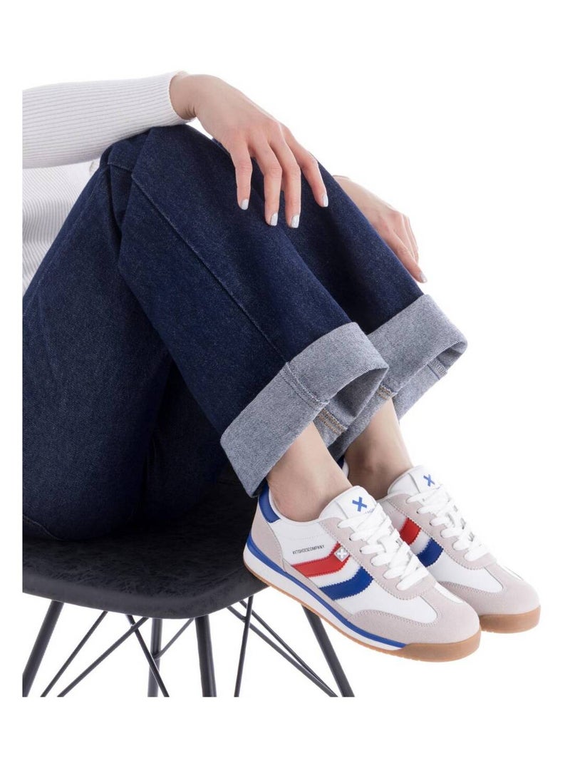 Baskets sport femme à lacets Bleu - Kiabi