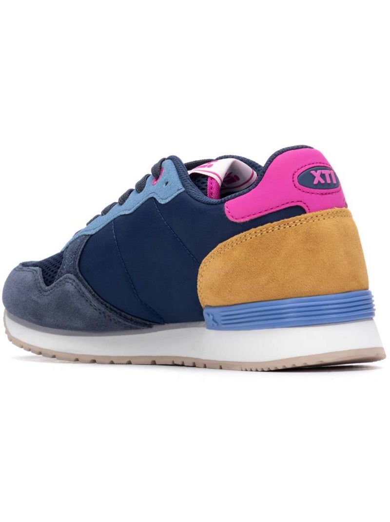 Baskets sport femme à lacets Bleu marine - Kiabi