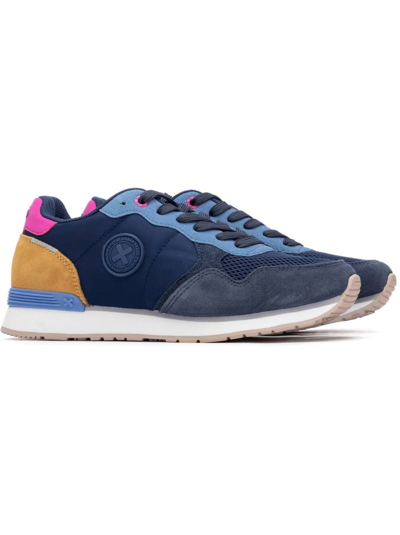Baskets sport femme à lacets Bleu marine - Kiabi