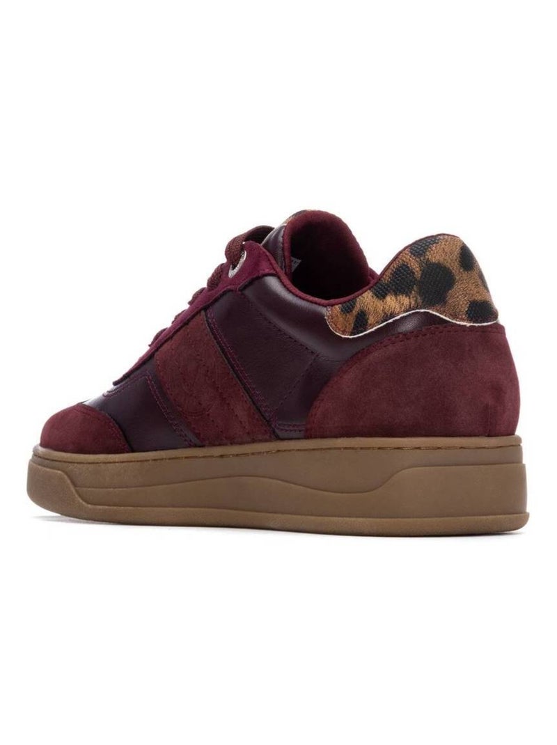 Baskets sport femme à lacets Bordeaux - Kiabi