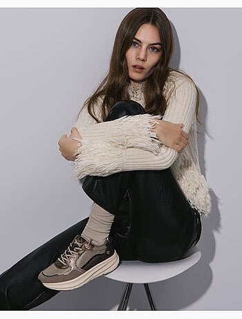 Baskets sport femme à lacets