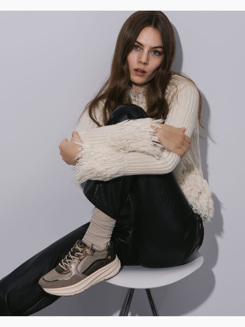 Baskets sport femme à lacets Bronze - Kiabi
