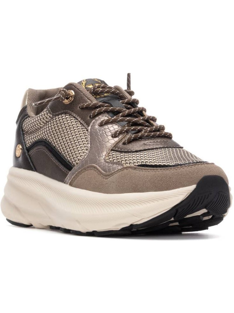 Baskets sport femme à lacets Bronze - Kiabi