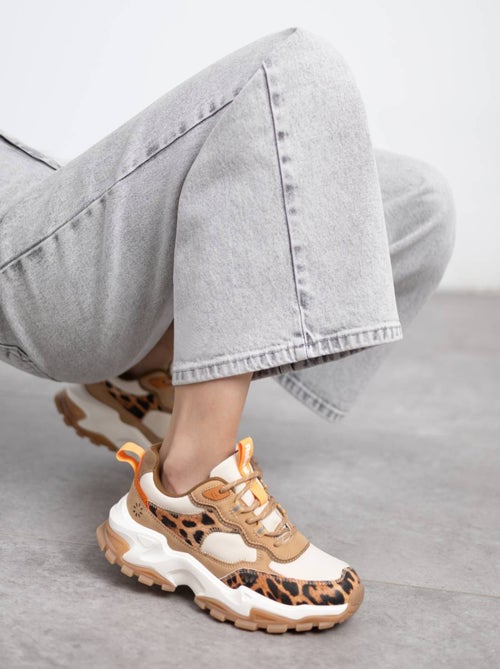 Baskets sport femme à lacets - Kiabi