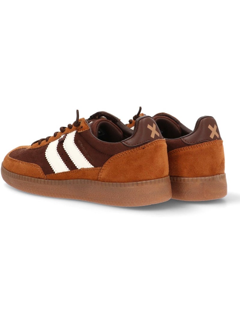 Baskets sport femme à lacets Camel - Kiabi