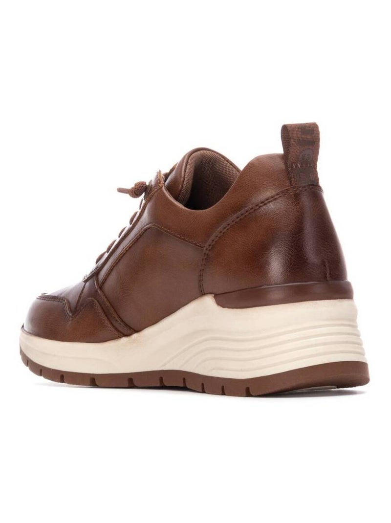Baskets sport femme à lacets Camel - Kiabi