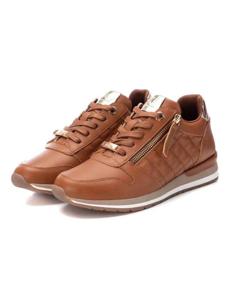 Baskets sport femme à lacets Camel - Kiabi