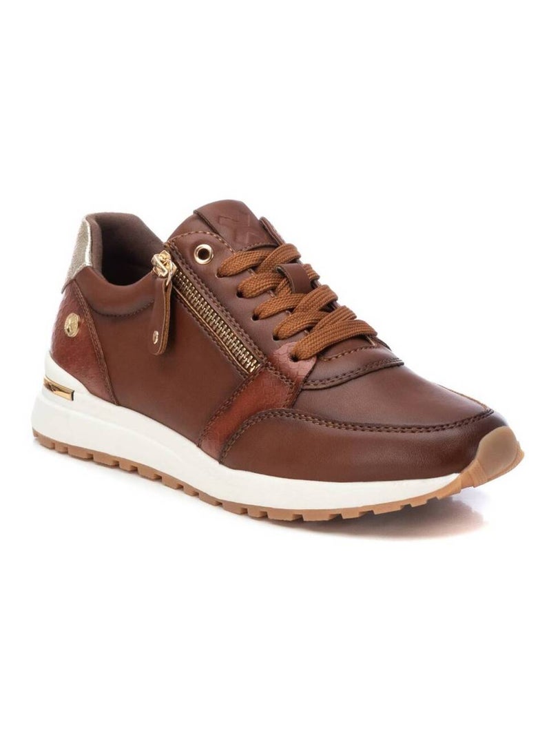 Baskets sport femme à lacets Camel - Kiabi