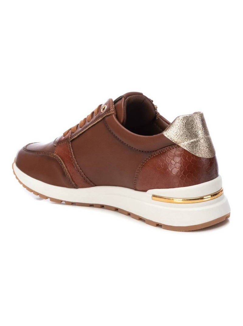 Baskets sport femme à lacets Camel - Kiabi