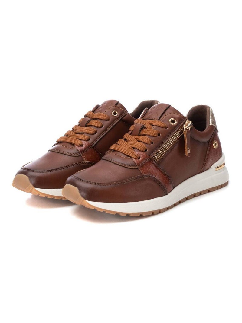 Baskets sport femme à lacets Camel - Kiabi
