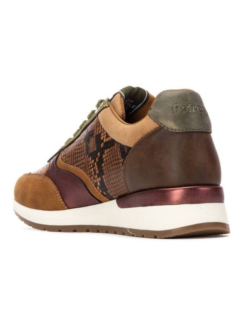 Baskets sport femme à lacets Camel - Kiabi