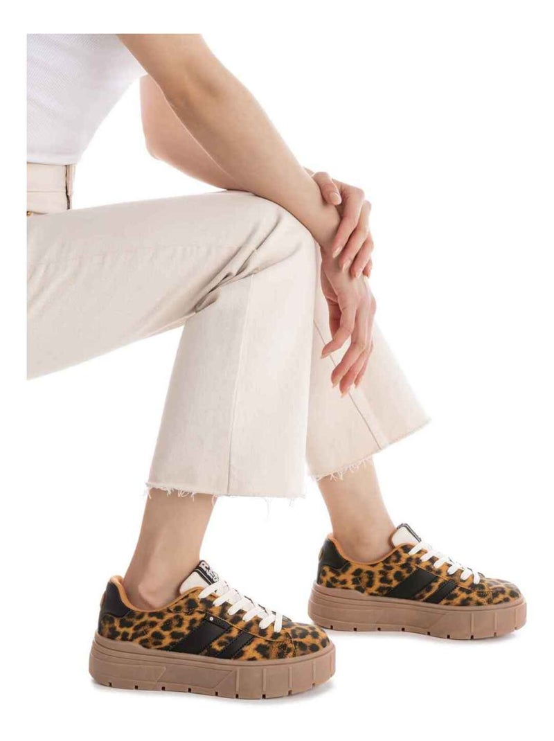 Baskets sport femme à lacets Camel - Kiabi