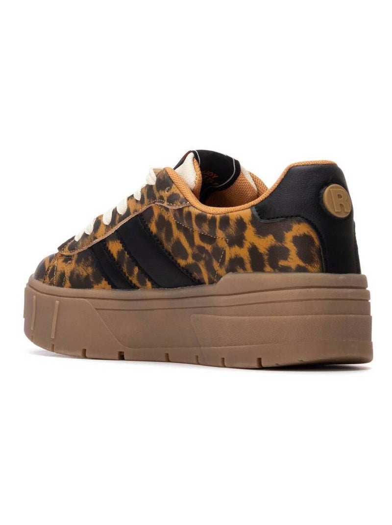 Baskets sport femme à lacets Camel - Kiabi