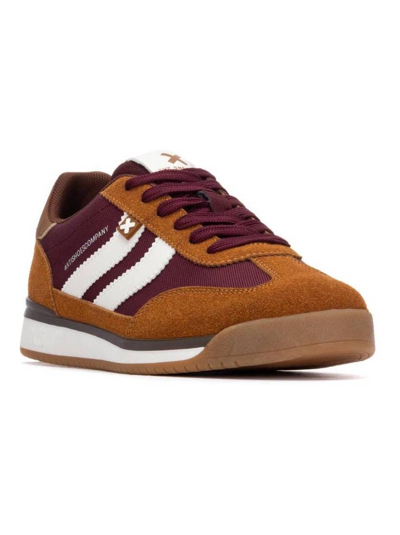 Baskets sport femme à lacets Camel - Kiabi