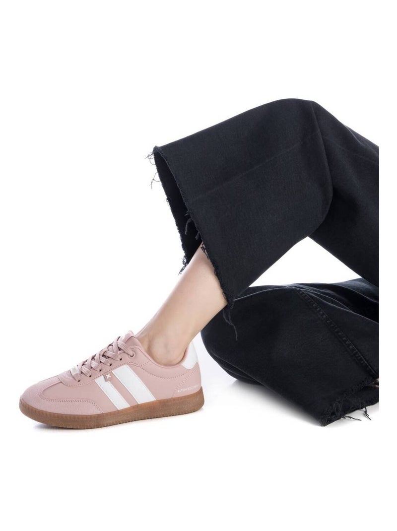 Baskets sport femme à lacets Crème - Kiabi