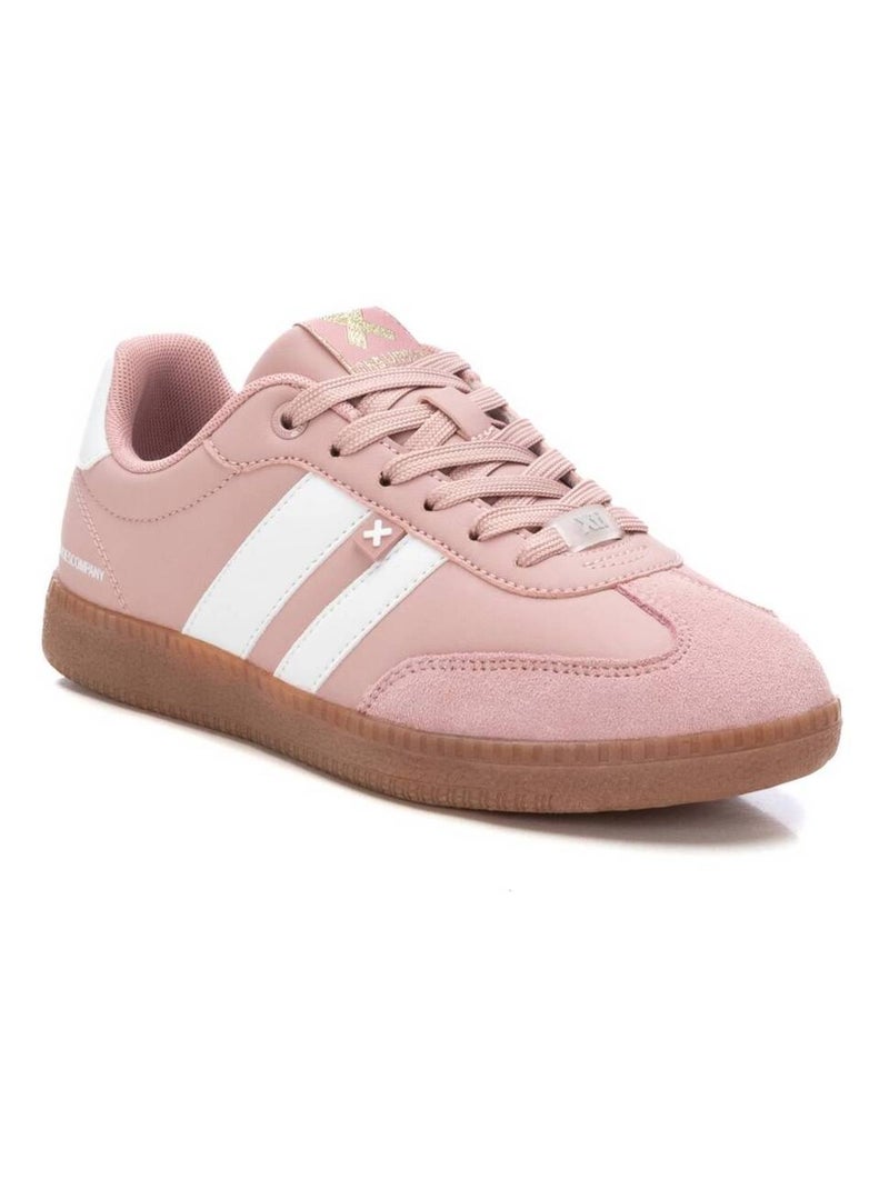 Baskets sport femme à lacets Crème - Kiabi