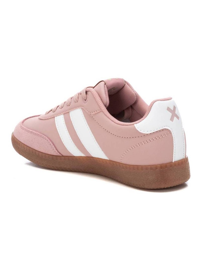 Baskets sport femme à lacets Crème - Kiabi