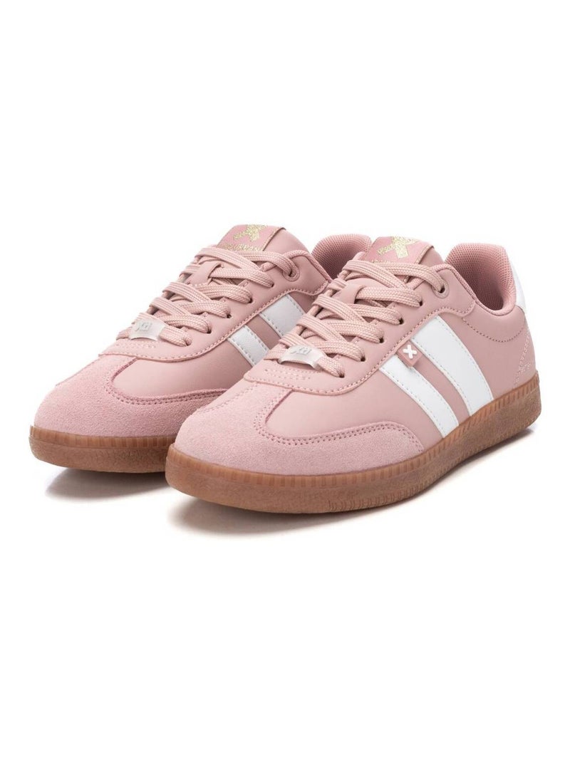 Baskets sport femme à lacets Crème - Kiabi