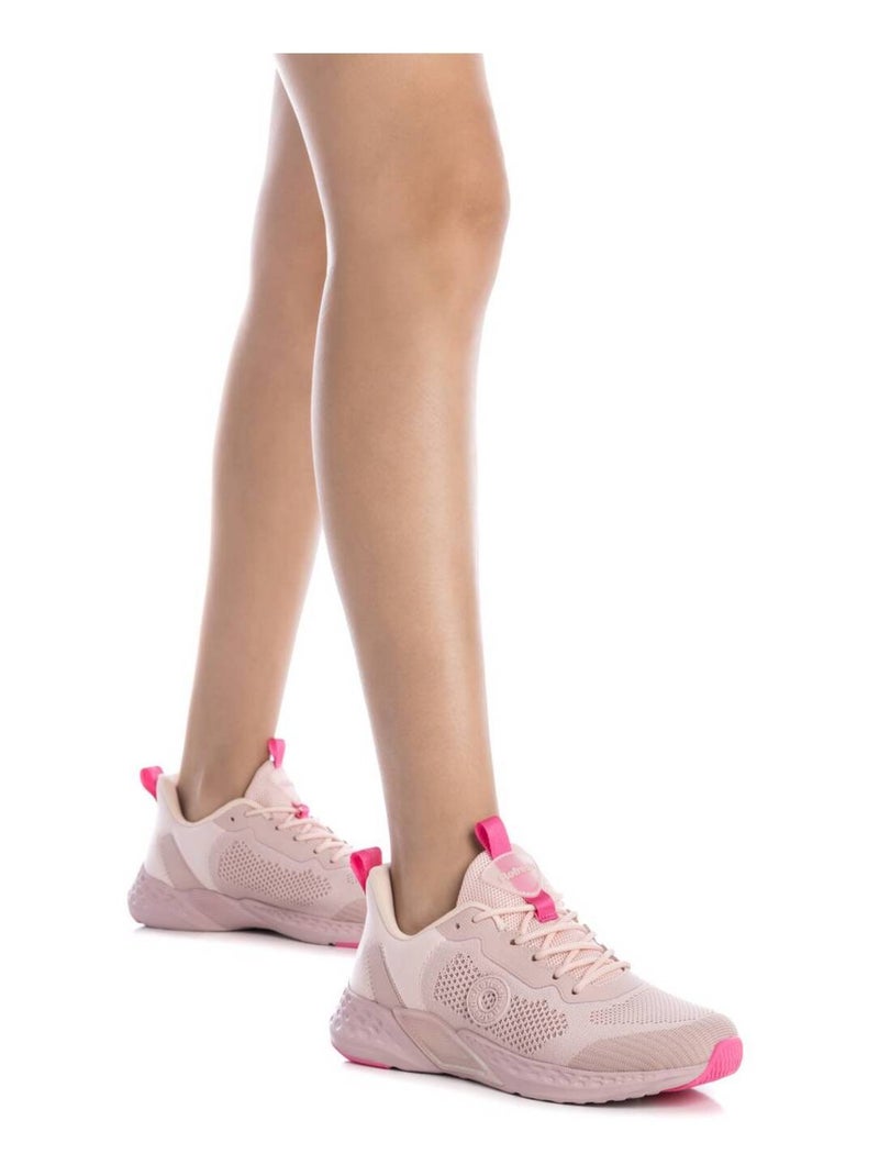 Baskets sport femme à lacets Crème - Kiabi