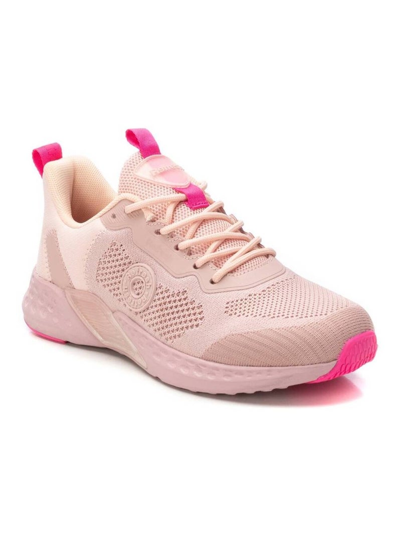 Baskets sport femme à lacets Crème - Kiabi