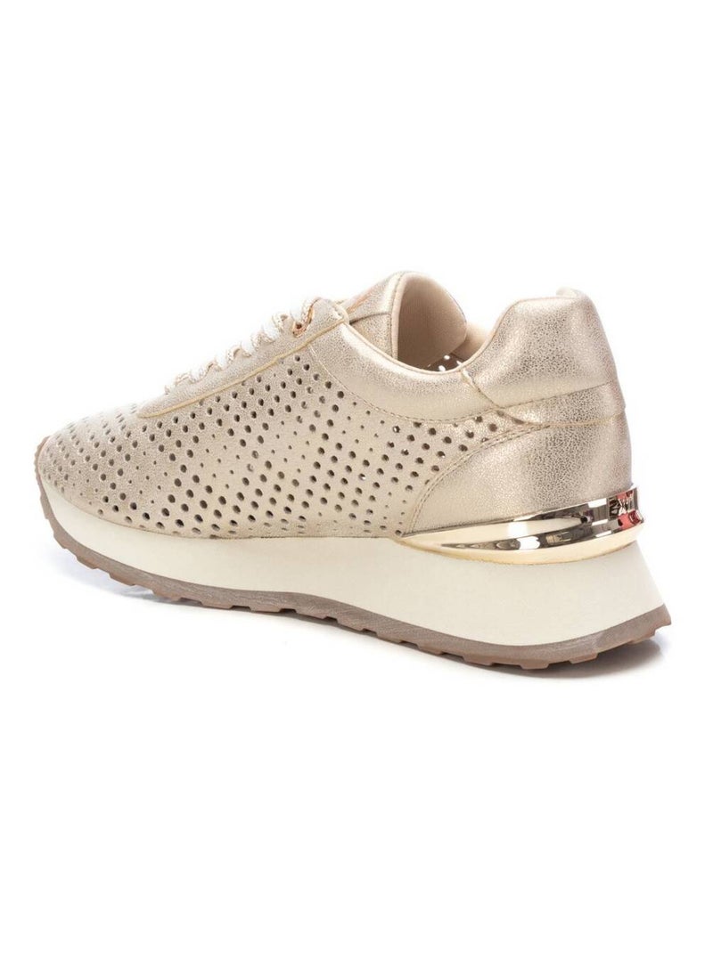 Baskets sport femme à lacets Doré/or - Kiabi