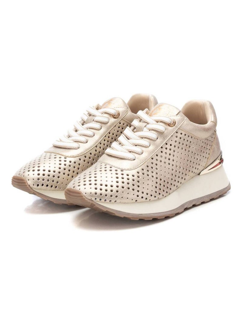 Baskets sport femme à lacets Doré/or - Kiabi