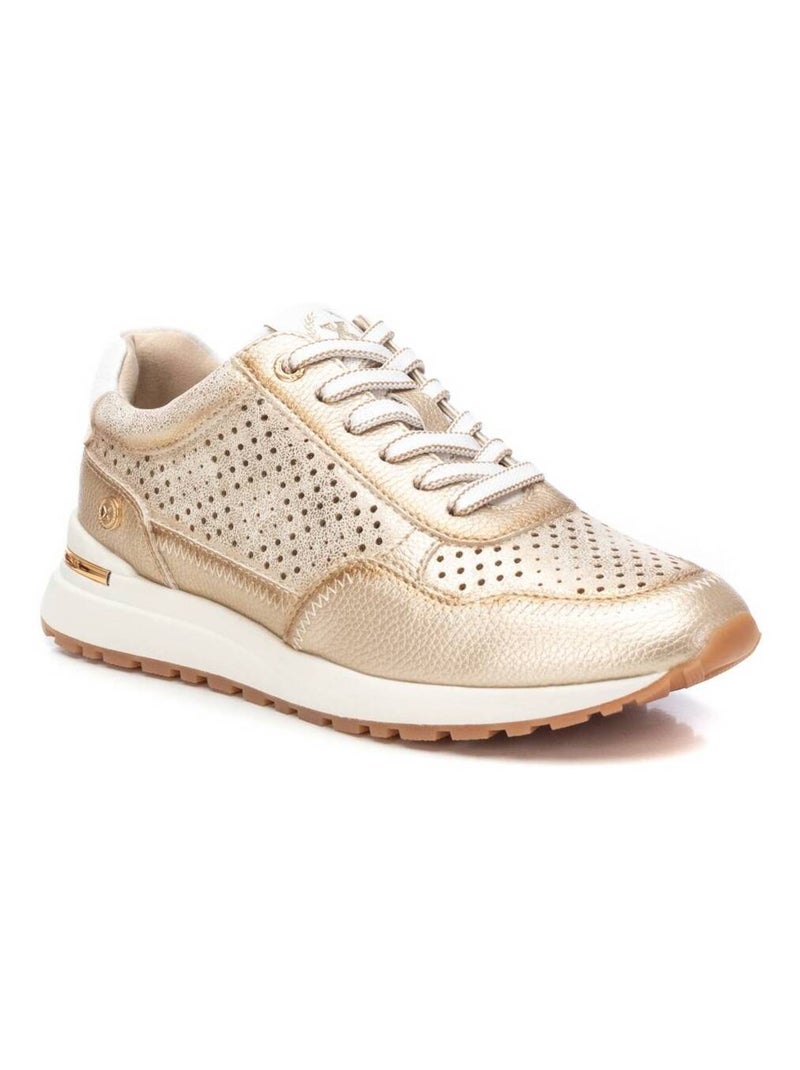 Baskets sport femme à lacets Doré/or - Kiabi