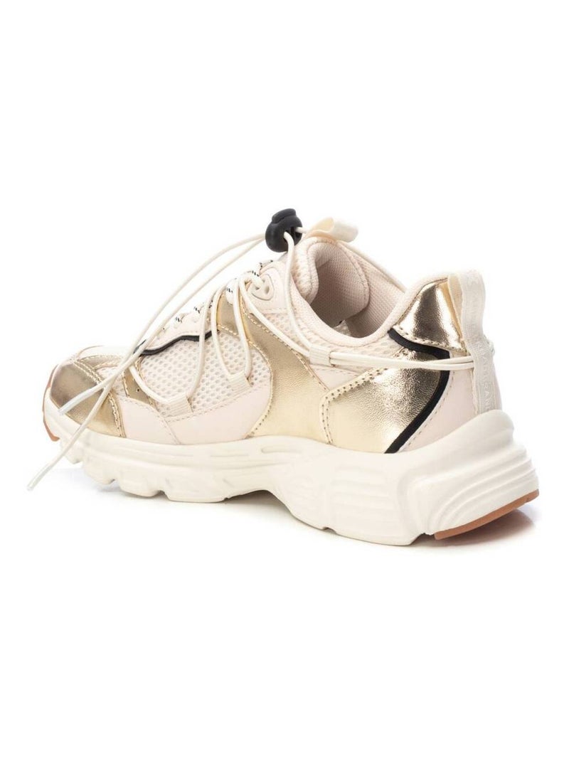Baskets sport femme à lacets Doré/or - Kiabi