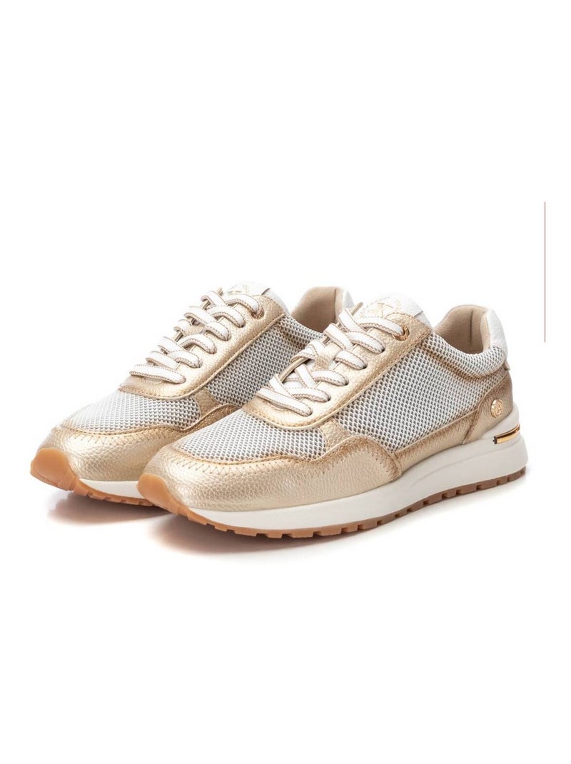 Baskets sport femme à lacets Doré/or - Kiabi