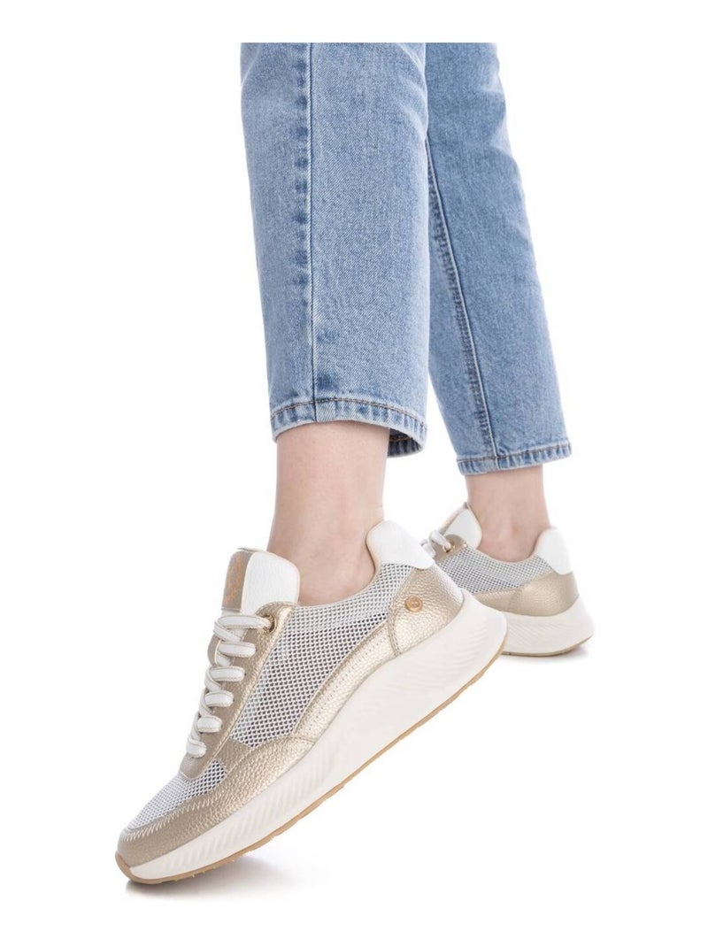 Baskets sport femme à lacets Doré/or - Kiabi