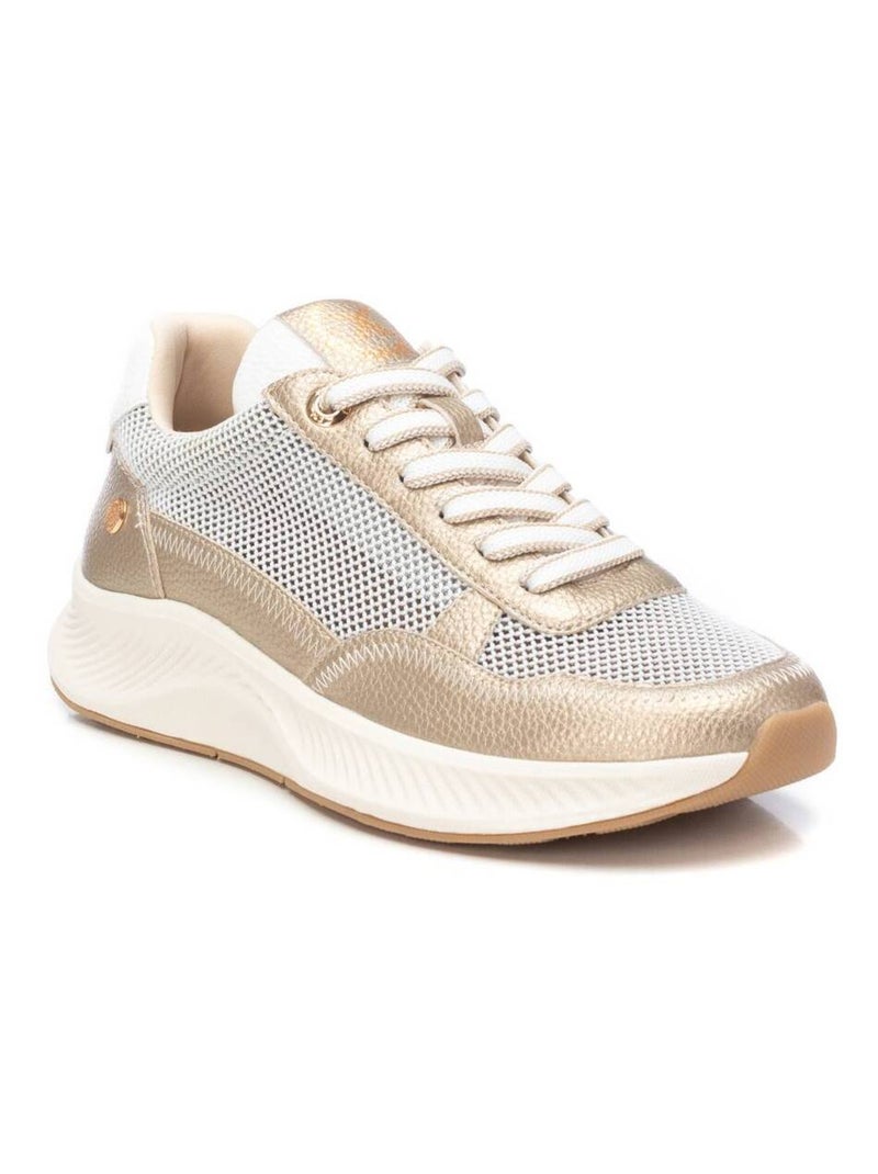 Baskets sport femme à lacets Doré/or - Kiabi