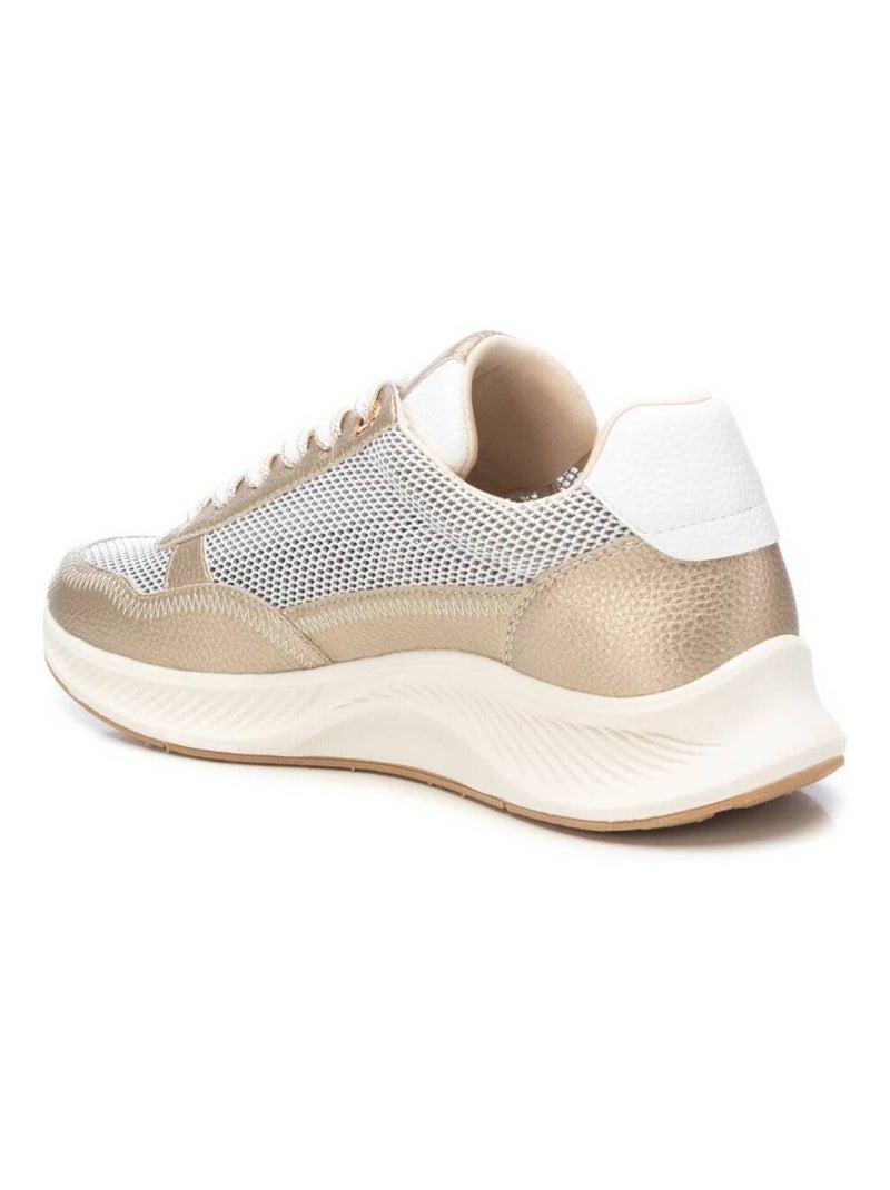 Baskets sport femme à lacets Doré/or - Kiabi