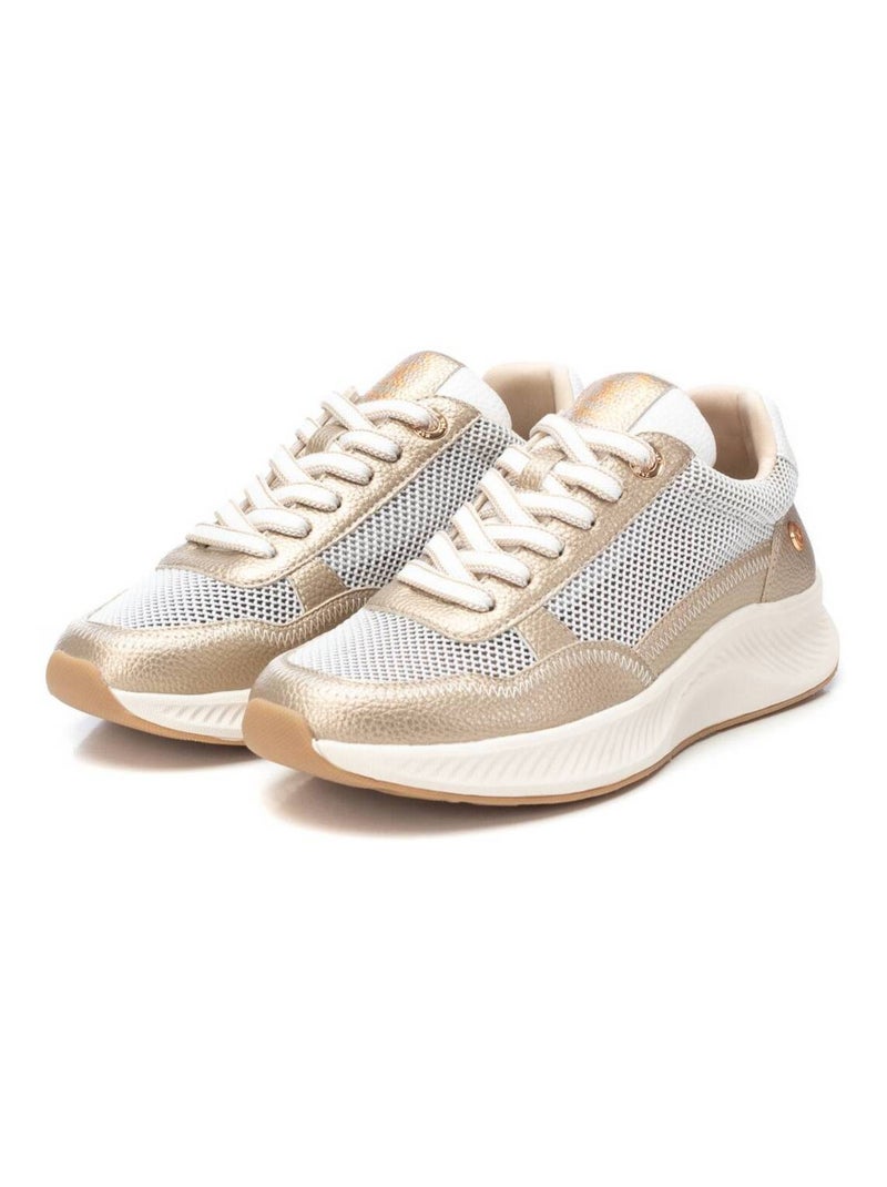 Baskets sport femme à lacets Doré/or - Kiabi