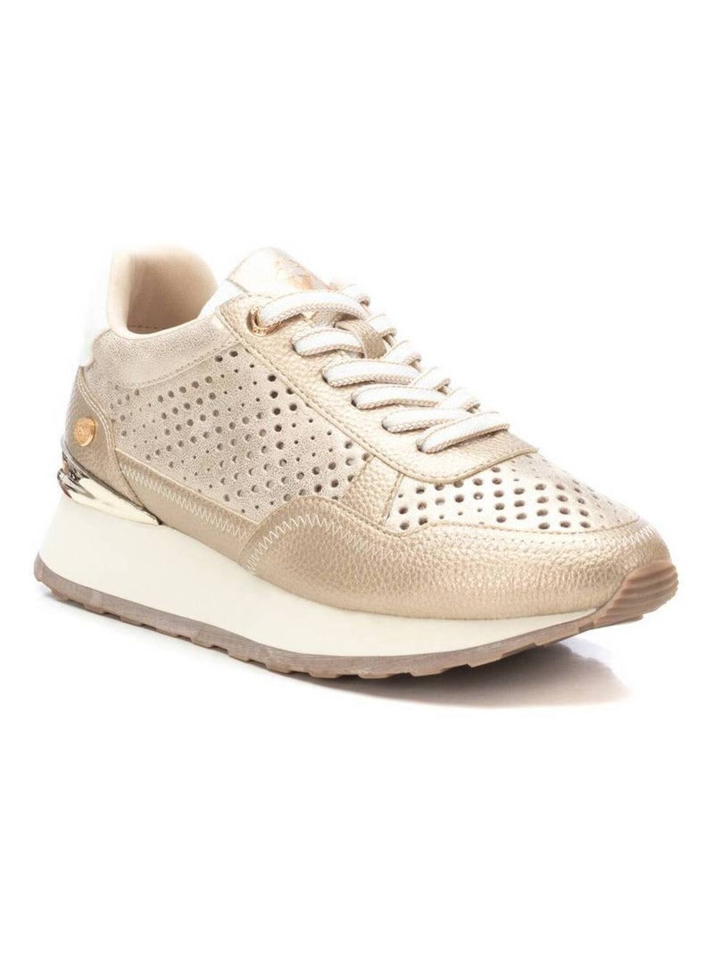 Baskets sport femme à lacets Doré/or - Kiabi
