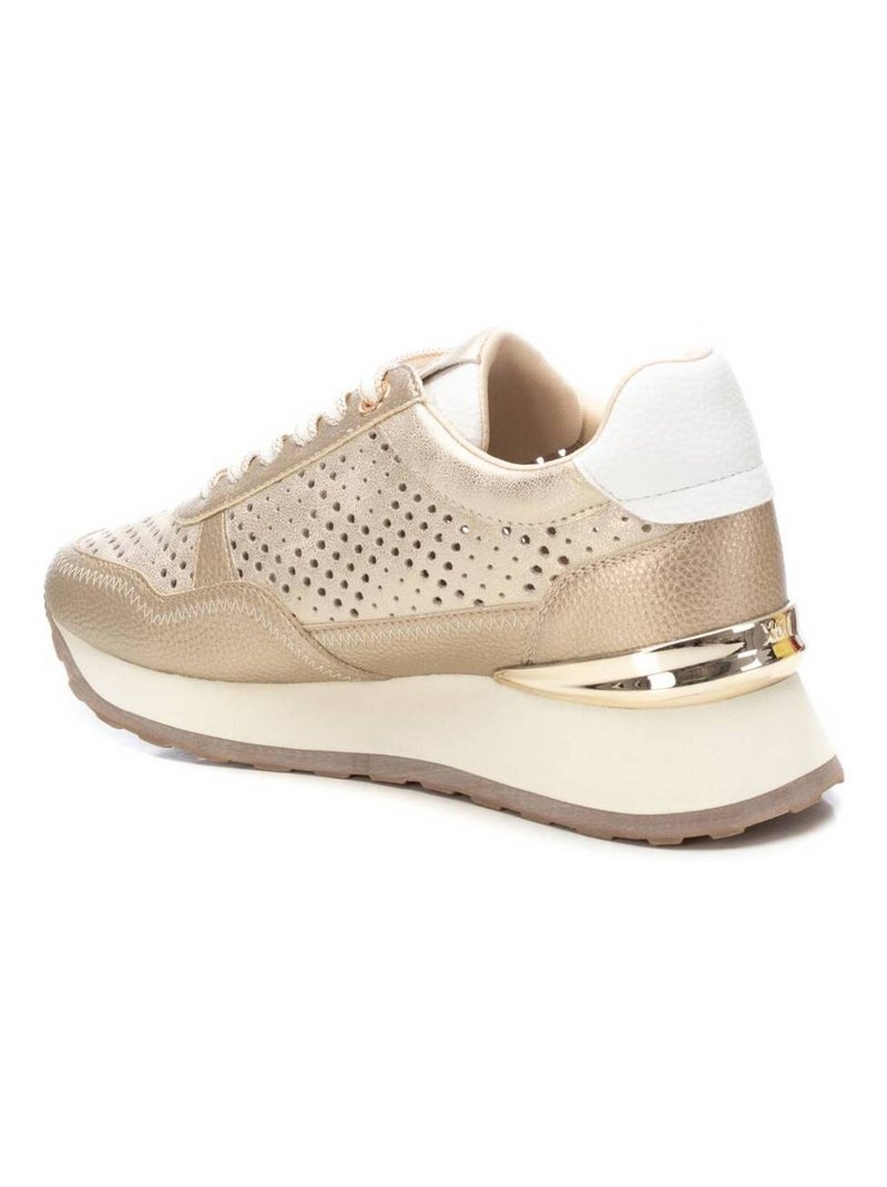 Baskets sport femme à lacets Doré/or - Kiabi