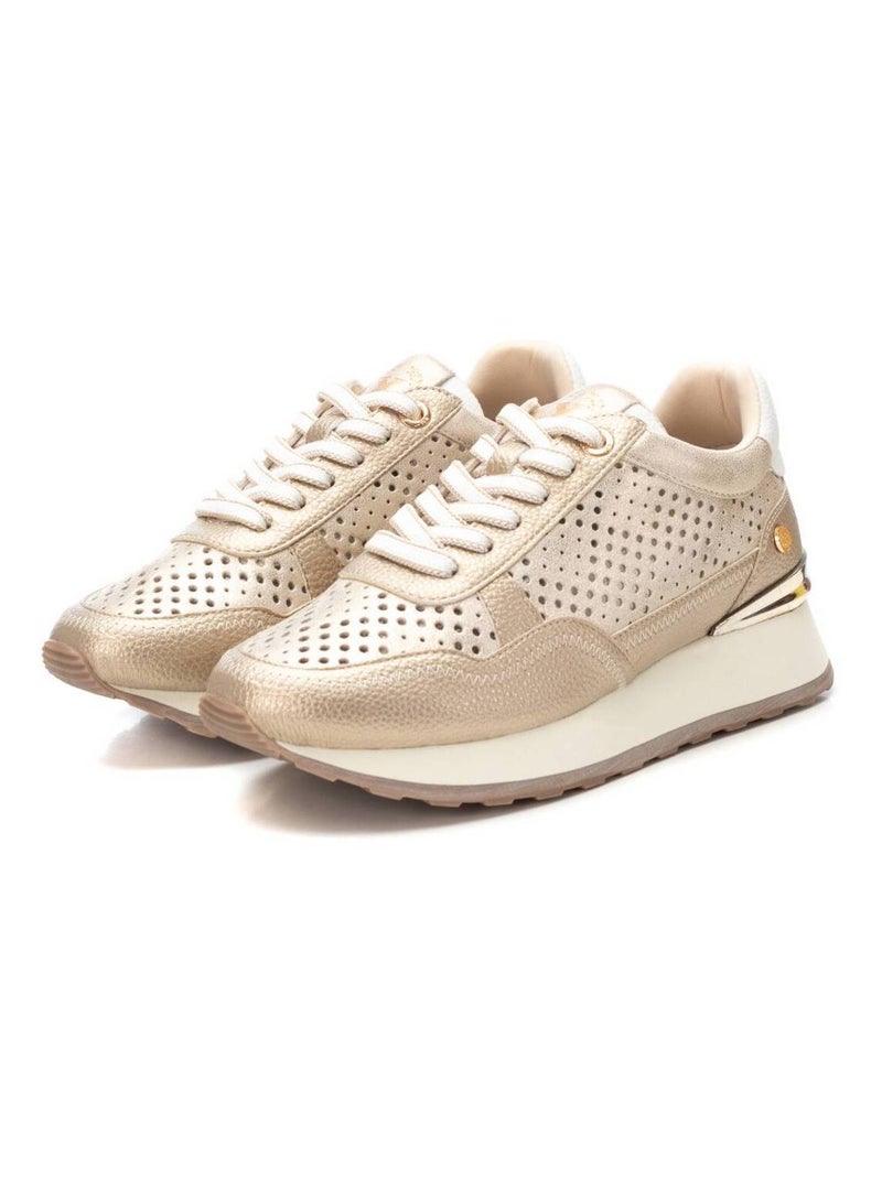 Baskets sport femme à lacets Doré/or - Kiabi