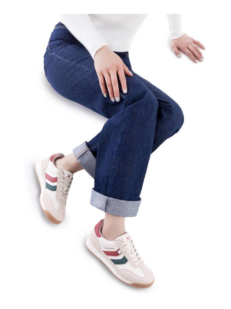 Baskets sport femme à lacets Gris - Kiabi