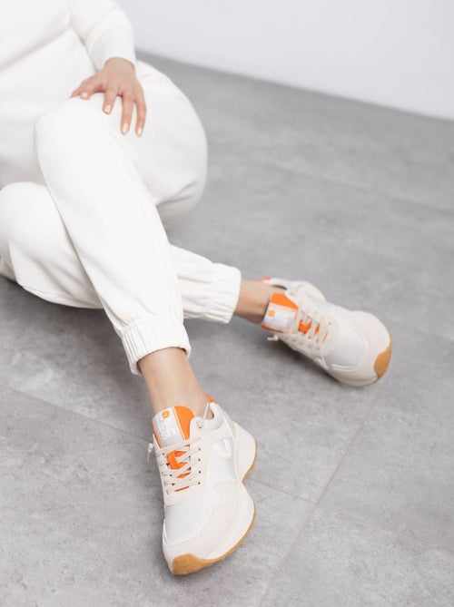 Baskets sport femme à lacets - Kiabi