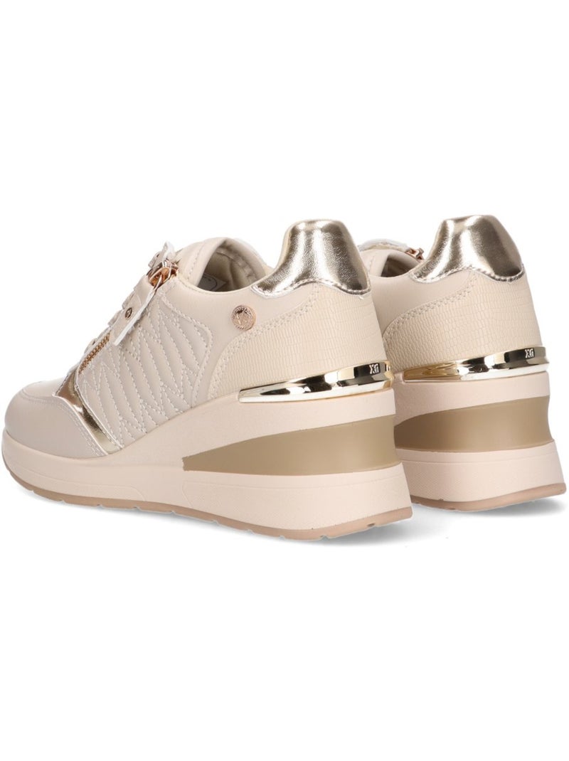 Baskets sport femme à lacets Gris perle - Kiabi