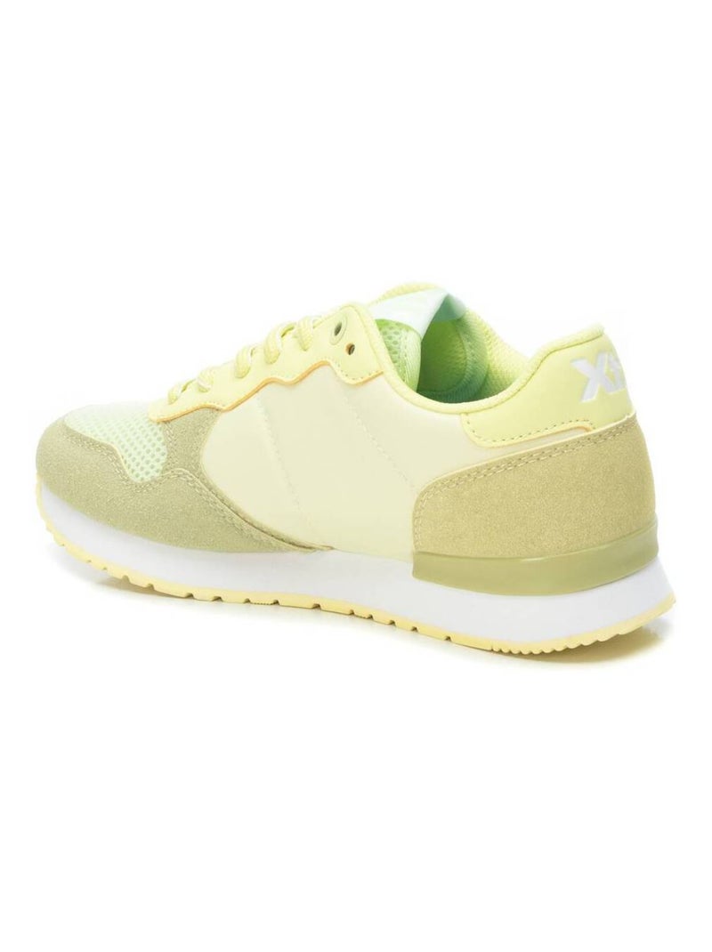 Baskets sport femme à lacets Jaune - Kiabi