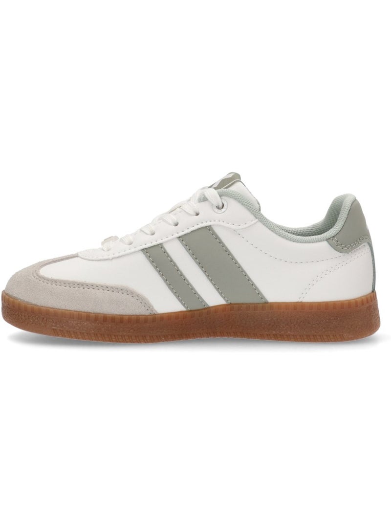 Baskets sport femme à lacets Kaki - Kiabi
