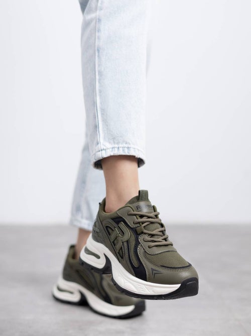 Baskets sport femme à lacets - Kiabi