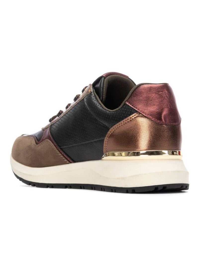 Baskets sport femme à lacets Kaki - Kiabi