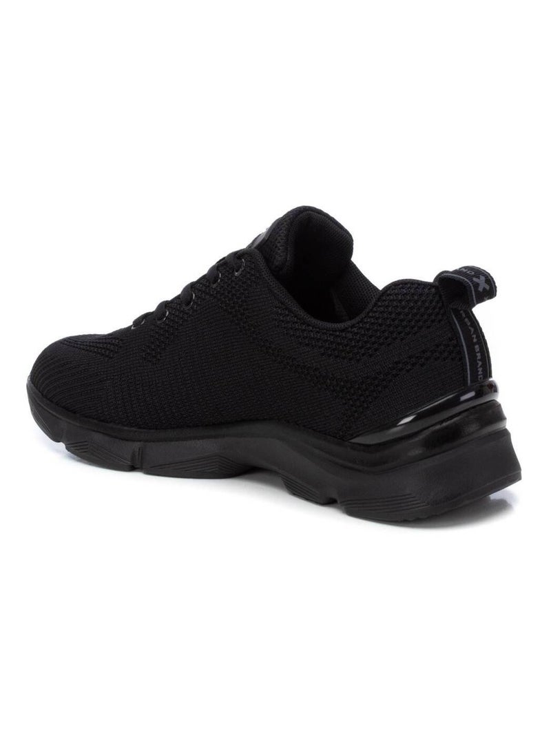 Baskets sport femme à lacets Noir - Kiabi