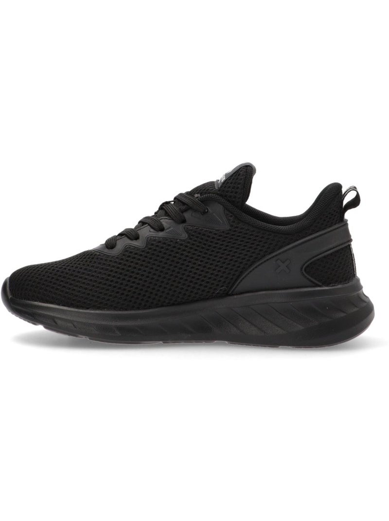 Baskets sport femme à lacets Noir - Kiabi