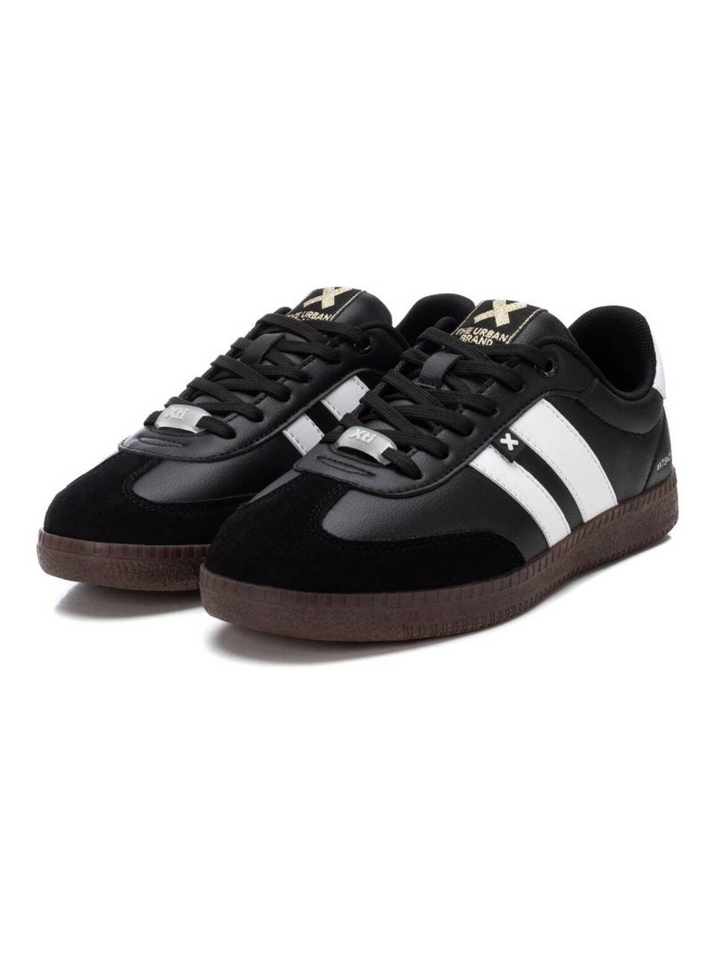 Baskets sport femme à lacets Noir - Kiabi